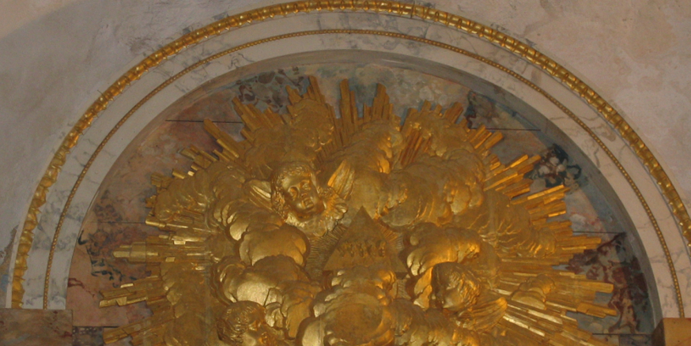 tympan de l'église d'Aubigny